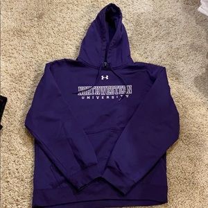 men’s purple Under Armour Northwestern sweatshirt